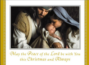 Peace of the Lord Christmas Mass Card