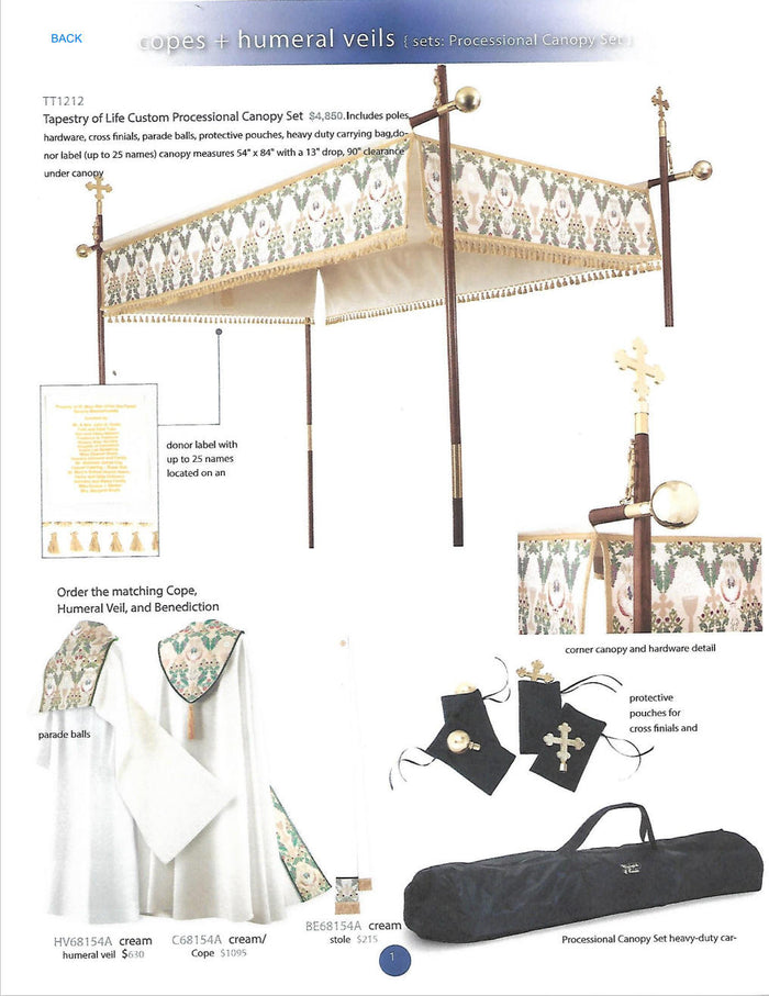 Processional Set Processional Canopy Set – Tally's