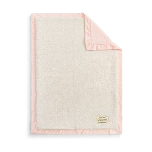 Wrapped in Prayer Blanket - Blue & Pink