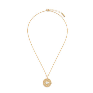 Love you Locket Necklace - Gold & Silver
