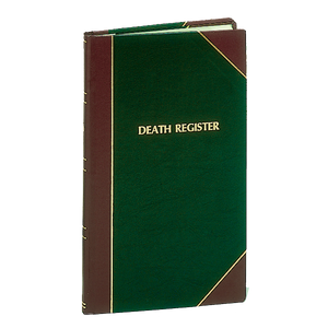 Death Register, 1400 records