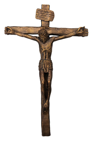 Realistic Crucifix- Bronze