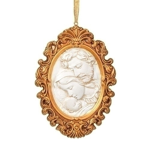 5" Oval Holy Family Ornament