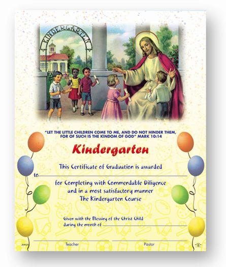 Kindergarten Certificates