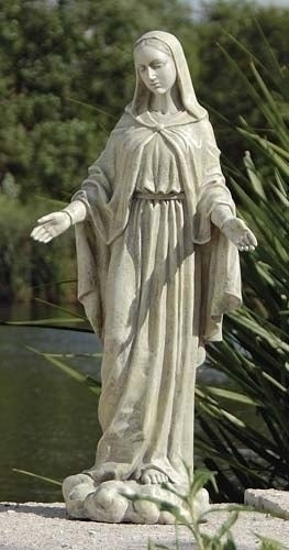 Our Lady of Grace Garden Statue 24"
