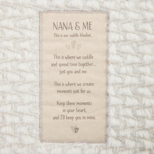 Nana and Me Cuddle Blanket