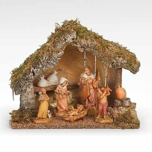5" Scale Five Figure Nativity Set