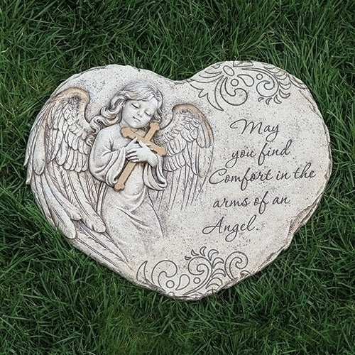11"H Memorial Angel Stepping Stone Garden