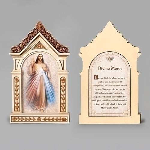 6.25"H Divine Mercy Table Top Shrine