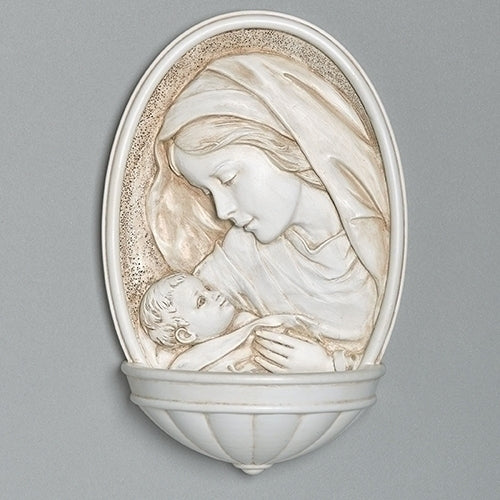 Madonna and Child Holy Water Font