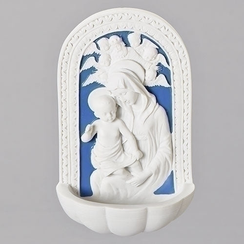 Madonna & Child Holy Water Font