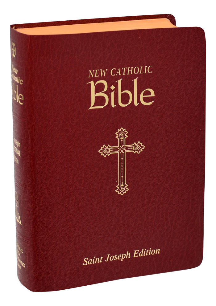 St Joseph New Catholic Bible, Burgundy