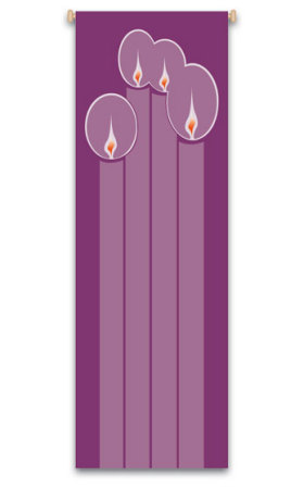 Advent, Candle Banner
