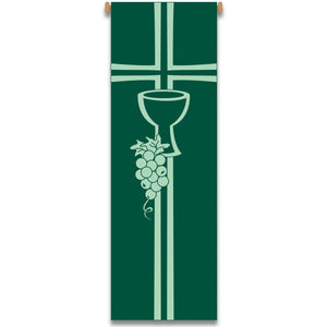 Chalice and Grapes Banner