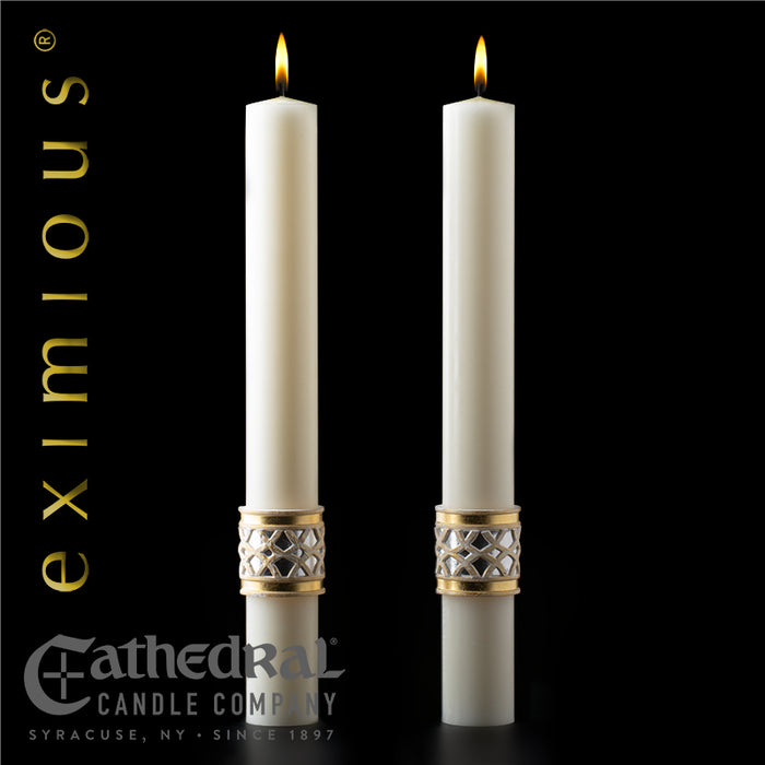 Merciful Lamb Complementing Altar Candles