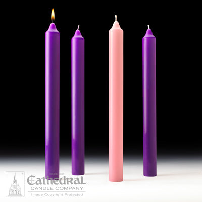 Advent Candles 1-1/2" x 16" (Stearine)