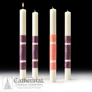 Artisan Wax Advent Candles