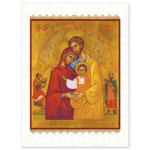 Holy Family Icon Christmas Cards