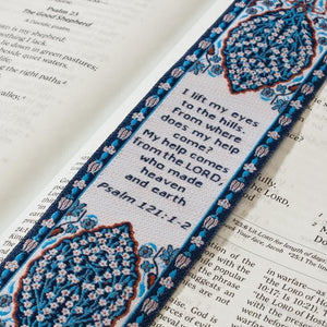 Woven Carpet Bookmark - Psalm 121:2