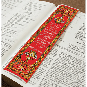 Woven Carpet Bookmark - Philippians 4:6