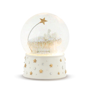 Lit Baby Jesus Snow Globe