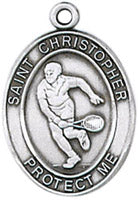 St Christopher Sport Medal-Boys Tennis