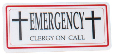 Clergy-Emergency Sign