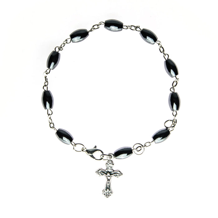 5 Wooden Rosary Bracelets