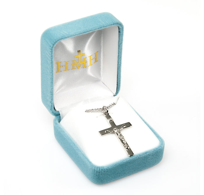 Sterling Silver High Polished Crucifix