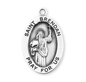 St Brendan Patron Saint Medal
